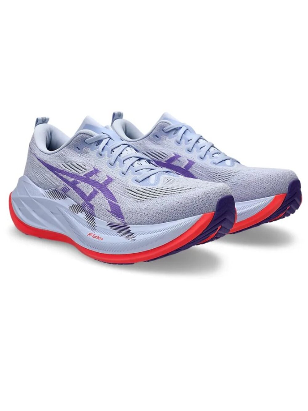NIB Asics SUPERBLAST 2 Unisex Running Shoes, Blue Fade/Edo Purple, W9/M7.5